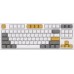 Клавиатура Royal Kludge RK-R87 RGB (белый/желтый, RK Brown)