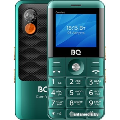 Кнопочный телефон BQ-Mobile BQ-2006 Comfort (зеленый)