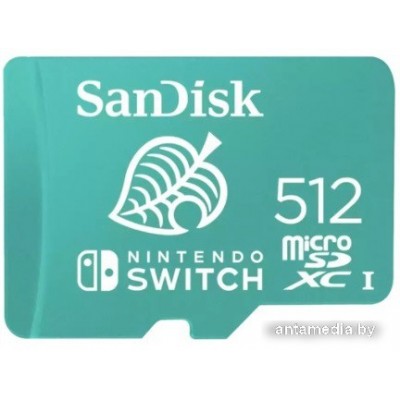 Карта памяти SanDisk For Nintendo Switch microSDXC SDSQXAO-512G-GN3ZN 512GB