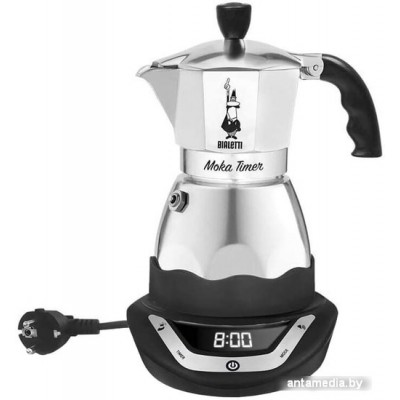 Гейзерная кофеварка Bialetti Moka Timer (6 порций)