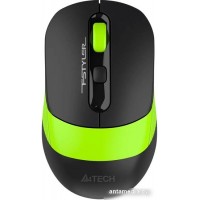 Мышь A4Tech Fstyler FG10CS Air (черный/зеленый)