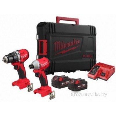 Milwaukee M18 BLCPP2B-402C 4933492836 (шуруповерт, винтоверт, 2 АКБ, кейс)