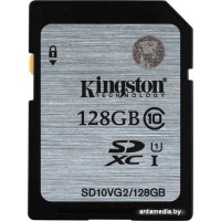 Карта памяти Kingston SDXC (Class 10) 128GB (SD10VG2/128GB)
