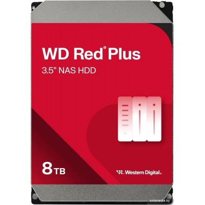 Жесткий диск WD Red Plus 8TB WD80EFPX