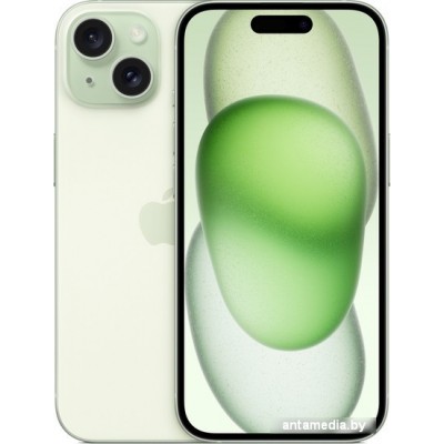 Смартфон Apple iPhone 15 Dual SIM 256GB (зеленый)