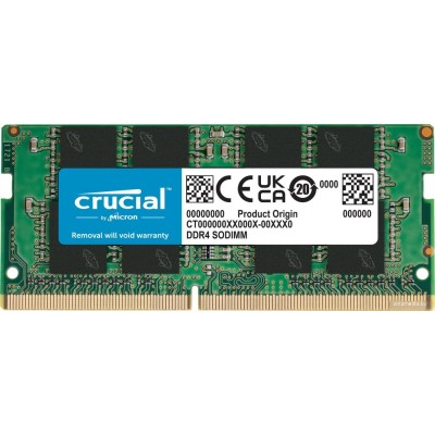 Оперативная память Crucial Basics 16ГБ DDR4 SODIMM 3200МГц CB16GS3200