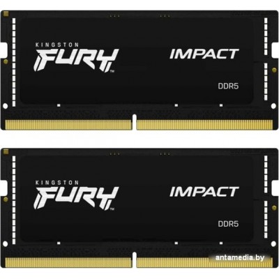 Оперативная память Kingston FURY Impact 2x16 ГБ DDR5 6400 МГц KF564S38IBK2-32