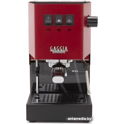 Рожковая помповая кофеварка Gaggia Classic Evo Red 9481/12