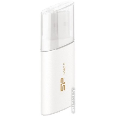 USB Flash Silicon-Power Blaze B06 White 32GB (SP032GBUF3B06V1W)