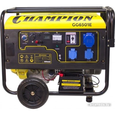 Бензиновый генератор Champion GG6501E+ATS