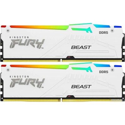 Оперативная память Kingston FURY Beast RGB 2x32ГБ DDR5 5600 МГц KF556C36BWEAK2-64