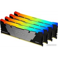 Оперативная память Kingston FURY Renegade RGB 4x16ГБ DDR4 3600 МГц KF436C16RB12AK4/64