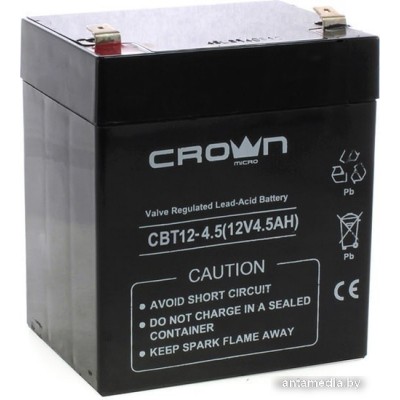 Аккумулятор для ИБП CrownMicro CBT-12-4.5 (12В/4.5 А·ч)