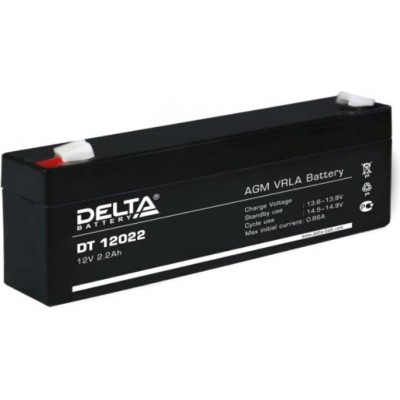 Аккумулятор для ИБП Delta DT 12022 (12В/2.2 А·ч)