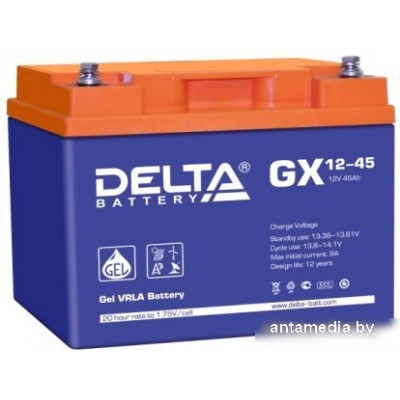 Аккумулятор для ИБП Delta GX 12-45 (12В/45 А·ч)