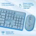 Офисный набор Oklick S265W (голубой)