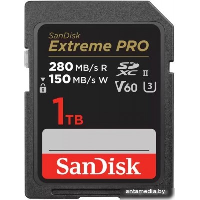 Карта памяти SanDisk Extreme PRO SDXC SDSDXEP-1T00-GN4IN 1TB