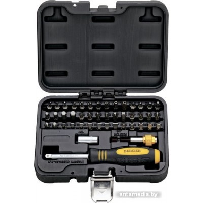 Набор отвертка с битами Berger BG2185 (45 предметов)