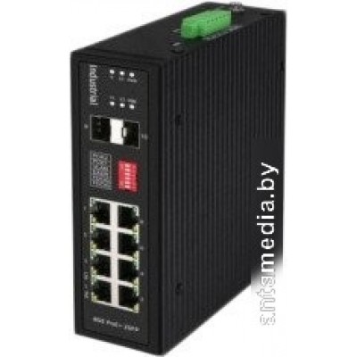 Неуправляемый коммутатор Osnovo SW-80802/I(Port 90W,300W)