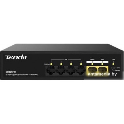 Неуправляемый коммутатор Tenda SG106PC