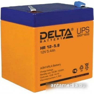 Аккумулятор для ИБП Delta HR 12-5 (12В/5 А·ч)