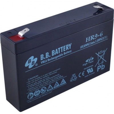 Аккумулятор для ИБП B.B. Battery HR9-6 (6В/8 А·ч)