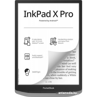 Электронная книга PocketBook InkPad X Pro (серый)