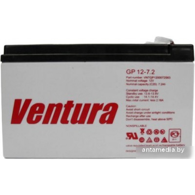 Аккумулятор для ИБП Ventura GP 12-7,2 (12 В/7.2 А·ч)