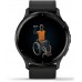 Умные часы Garmin Venu 3 (черный, с кожаным ремешком)