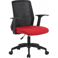 Офисное кресло CACTUS CS-MC222-BKRD (черный/темно-красный)