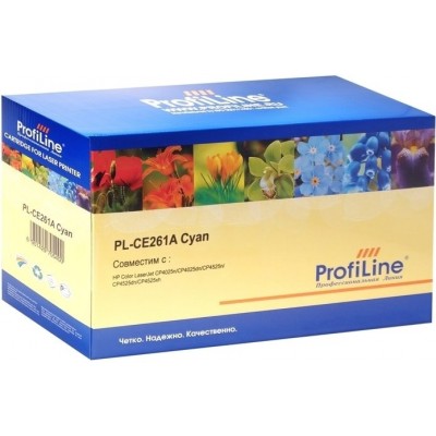 Картридж ProfiLine PL-CE261A-C (аналог HP 648A Cyan)