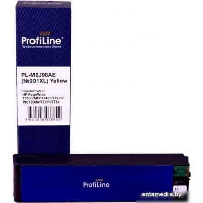 Картридж ProfiLine PL-M0J98AE №991XL (аналог HP M0J98AE-Y)