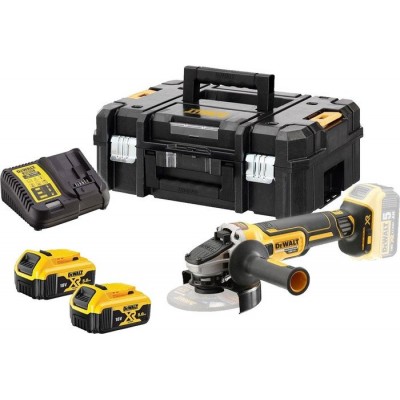 Угловая шлифмашина DeWalt DCG405P2 (с 2-мя АКБ, кейс)