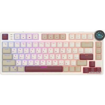 Клавиатура Royal Kludge N80 Rosy Clouds (RK Brown)