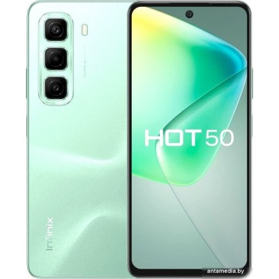 Смартфон Infinix Hot 50 X6882 6GB/256GB (зеленый шалфей)