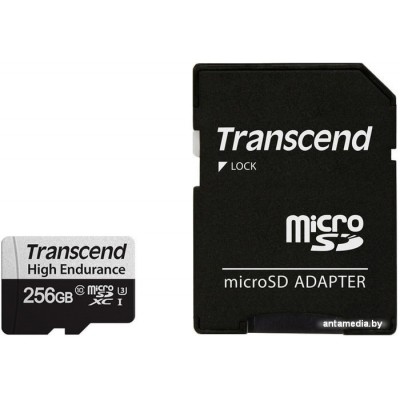 Карта памяти Transcend microSDXC TS256GUSD350V 256GB (с адаптером)