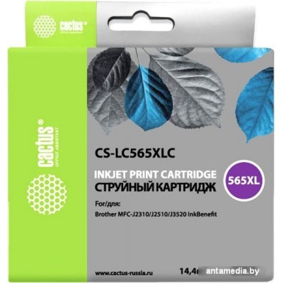Картридж CACTUS CS-LC565XLC (аналог Brother LC565XLC)
