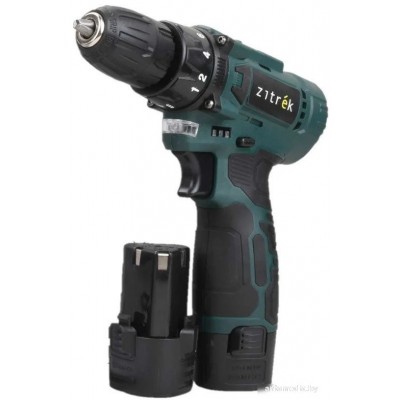 Дрель-шуруповерт Zitrek Green 12V Plus 085-1014 (с 2-мя АКБ)