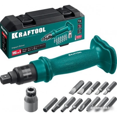 Набор отвертка с битами KRAFTOOL 25550-H10 (10 предметов)