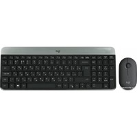 Офисный набор Logitech MK470 Slim Wireless Combo 920-009204 (графитовый)