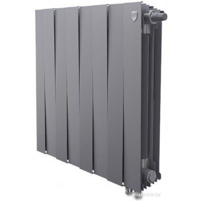 Биметаллический радиатор Royal Thermo PianoForte 500 VDR Silver Satin (8 секций)