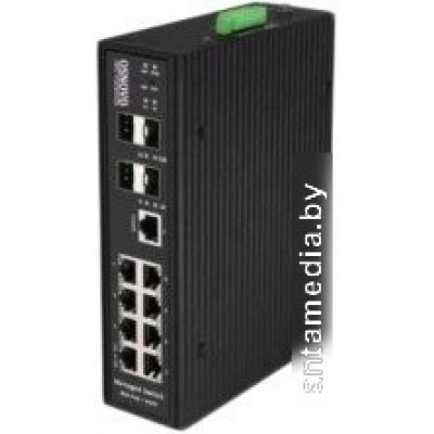 Управляемый коммутатор уровня 2+ Osnovo SW-80804/ILS(port 90W,300W)