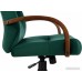 Офисное кресло Бюрократ T-9928WALNUT Fabric (зеленый Italia Green/дерево)