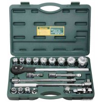 Набор трещотка с головками KRAFTOOL 27895-H20_Z01 (20 предметов)
