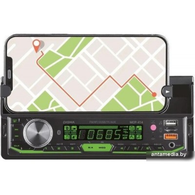 USB-магнитола Digma MCP-414