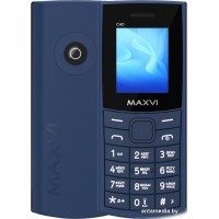 Кнопочный телефон Maxvi C40 (синий)