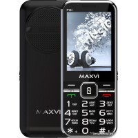Кнопочный телефон Maxvi P18i (черный)