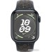 Умные часы Apple Watch Nike Series 9 41 мм (алюминиевый корпус, полуночный/полуночный, спортивный силиконовый ремешок S/M)