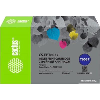 Картридж CACTUS CS-EPT6037 (аналог Epson EPT6037)