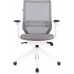 Офисное кресло Бюрократ MC-W611NL (серый TW-04/ткань 38-417/пластик белый)